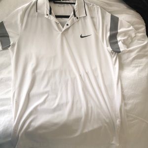 Nike Golf men’s white dri fit polo - XL